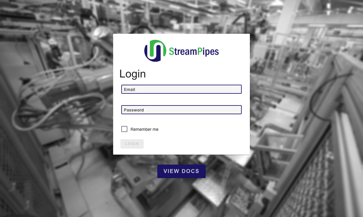 StreamPipes Login