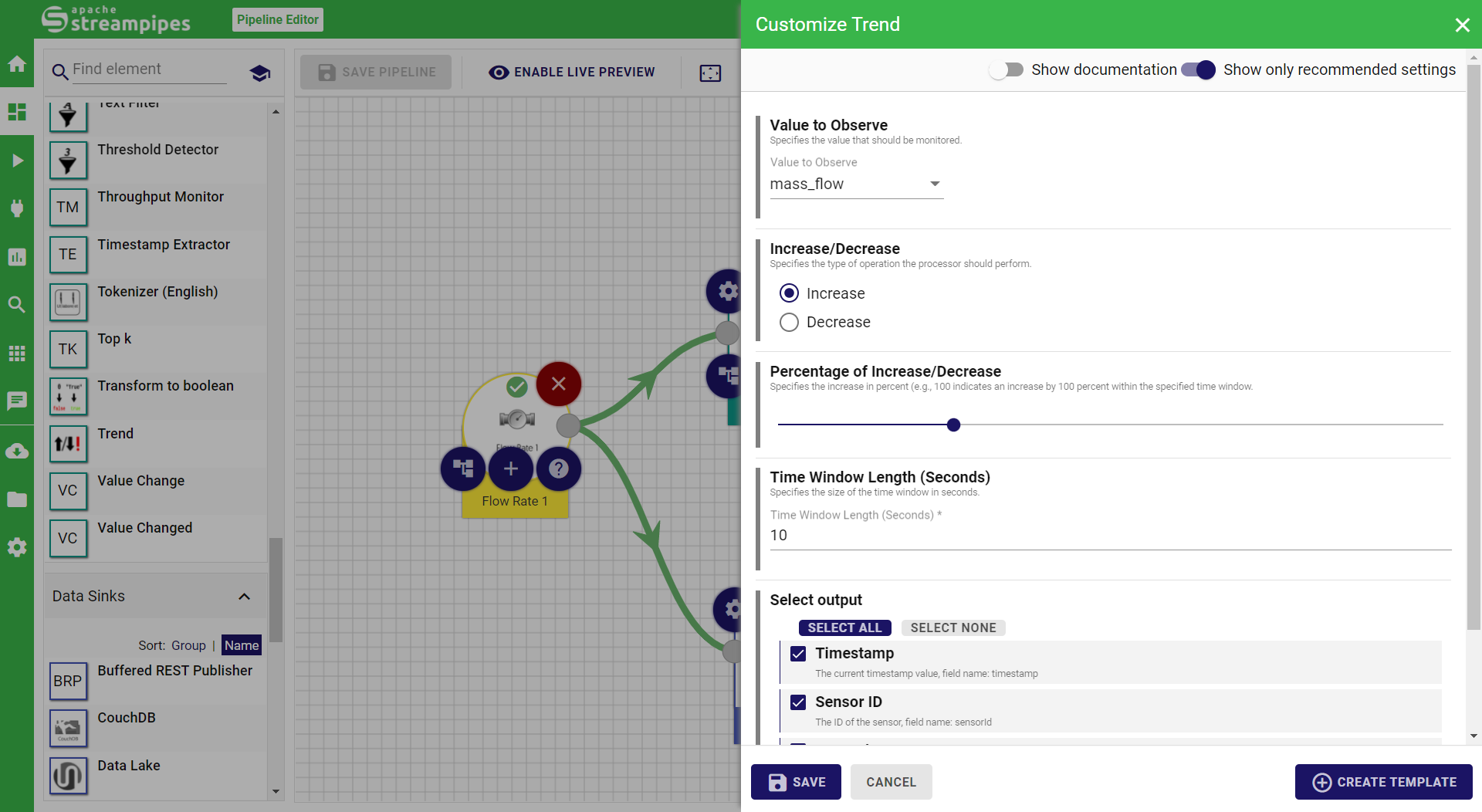 Pipeline Editor Configuration